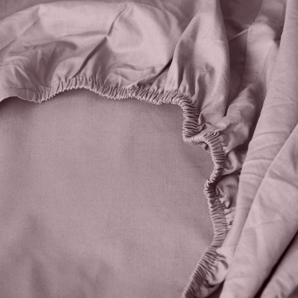 NEO poudre fitted sheet percale cotton