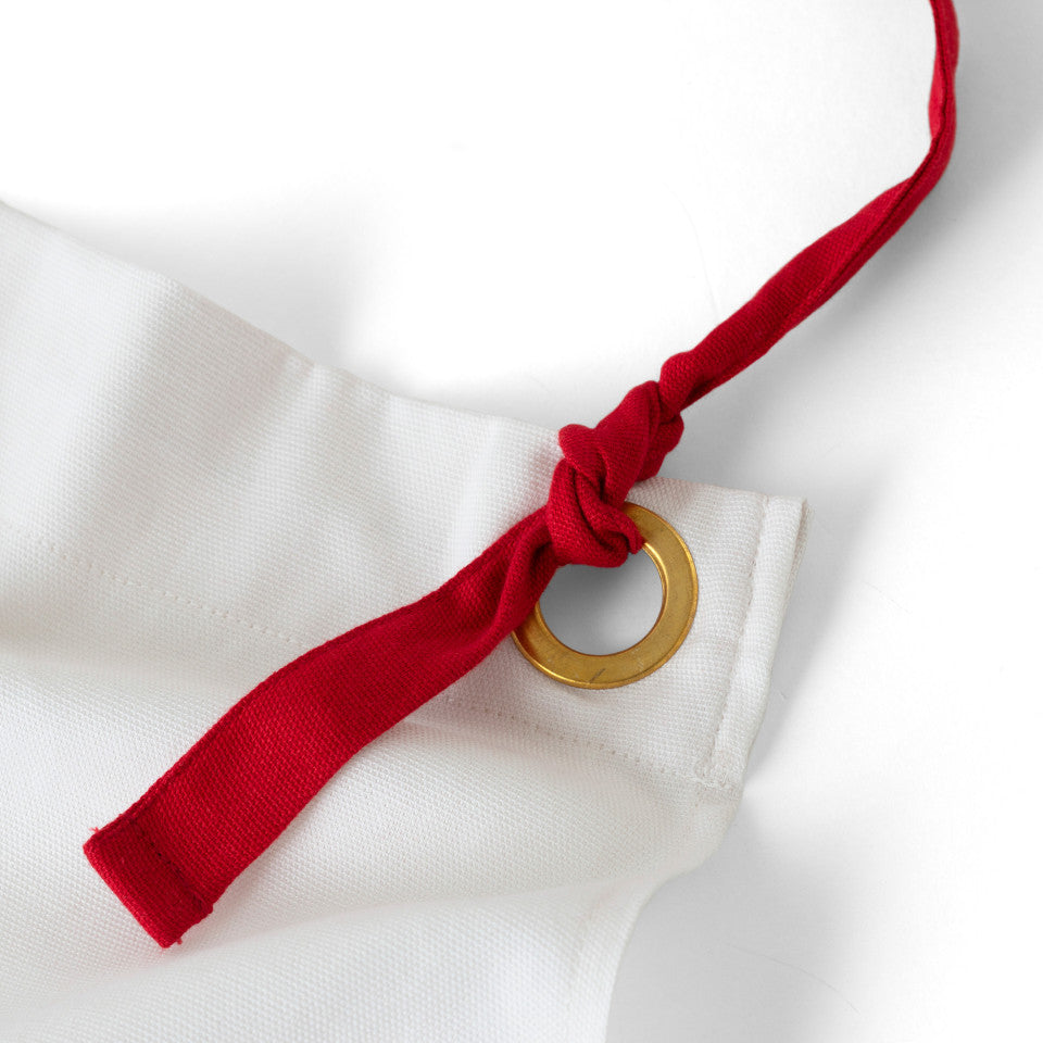 TRADITION ecru cotton kitchen apron