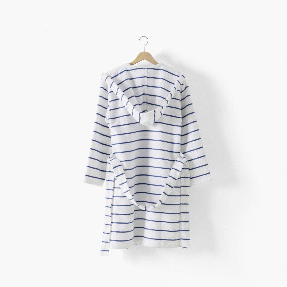 HYPNOTIC Women's hooded bathrobe cotton Hypnotic white