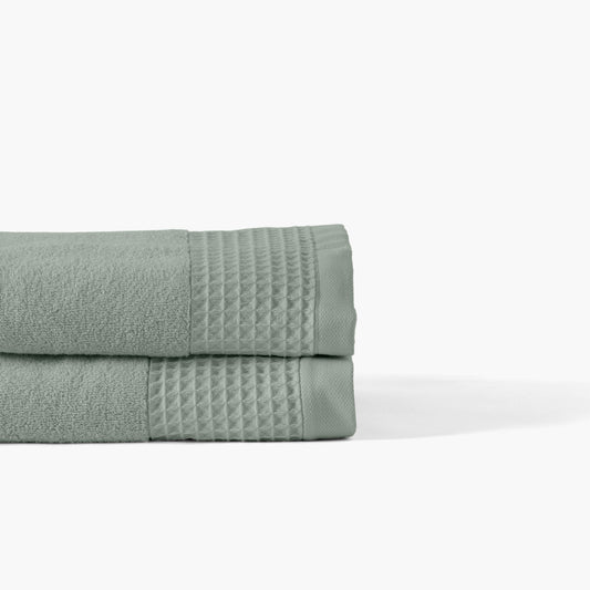 Source lichen organic cotton terry medium bath towel