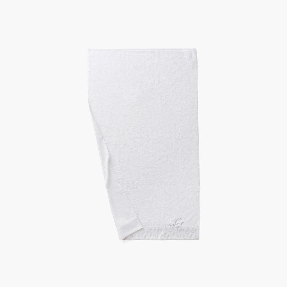 Equinoxe Snow Cotton and Bamboo Viscose Hand Towel