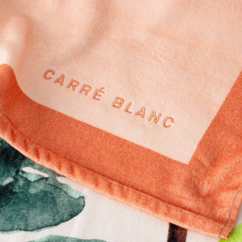 Villasol cotton velvet beach towel