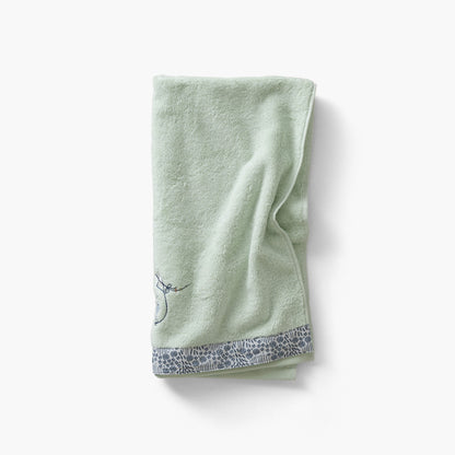 Dandine organic cotton bath towel, water green