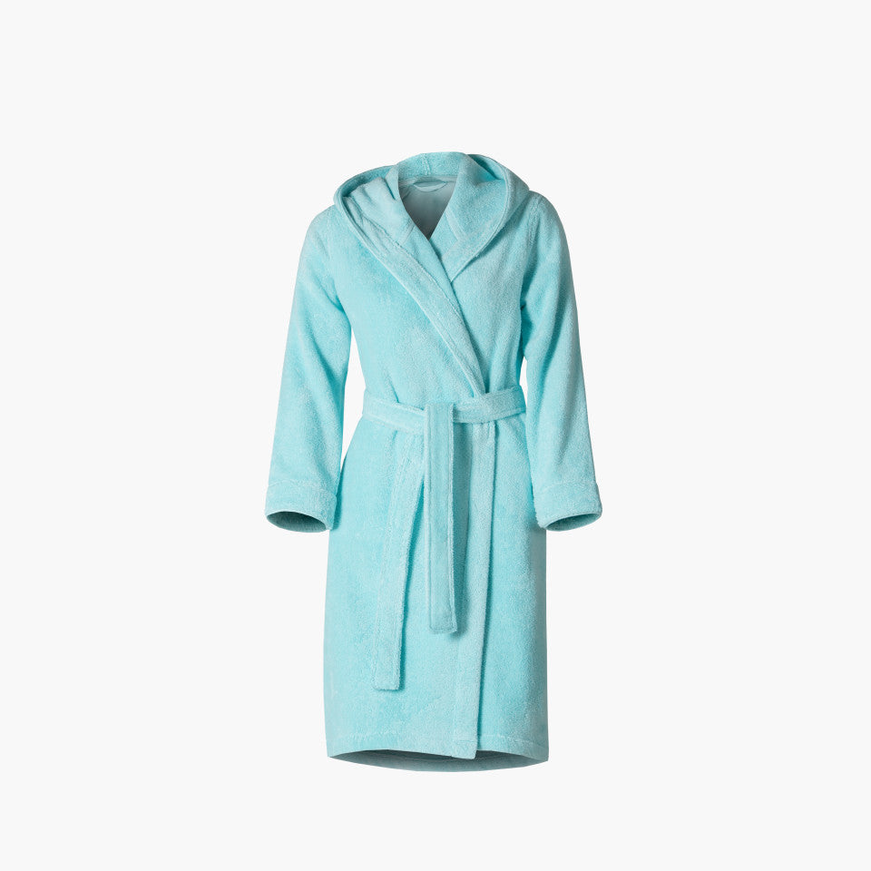 Julia lagoon soft cotton bathrobe for teenage girls