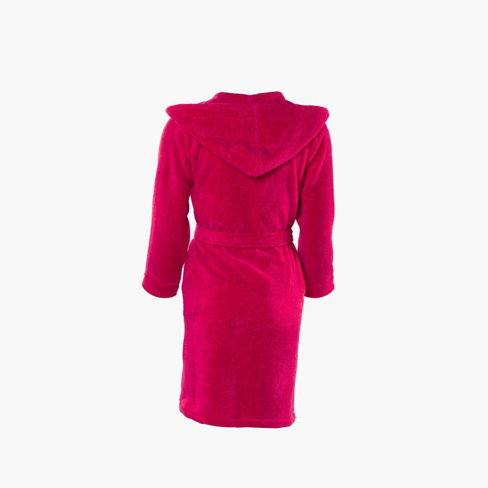 Julia hibiscus soft cotton teenage girl bathrobe