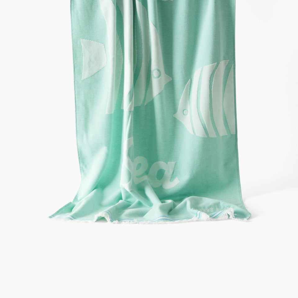 Sea mint cotton fouta