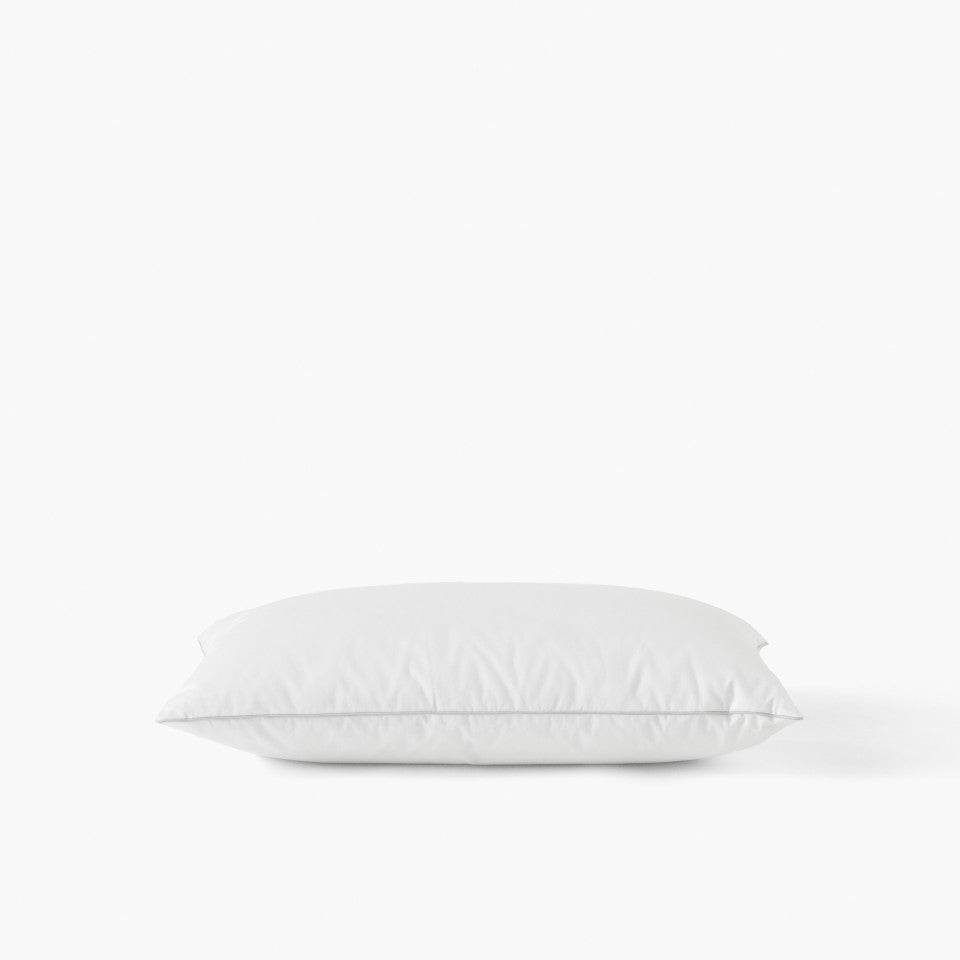 Kilim rectangular medium-firm down and microfiber pillow