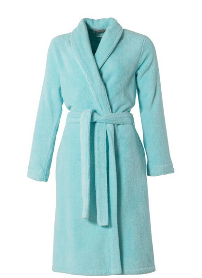 ELLA soft cotton bathrobe for women lagoon