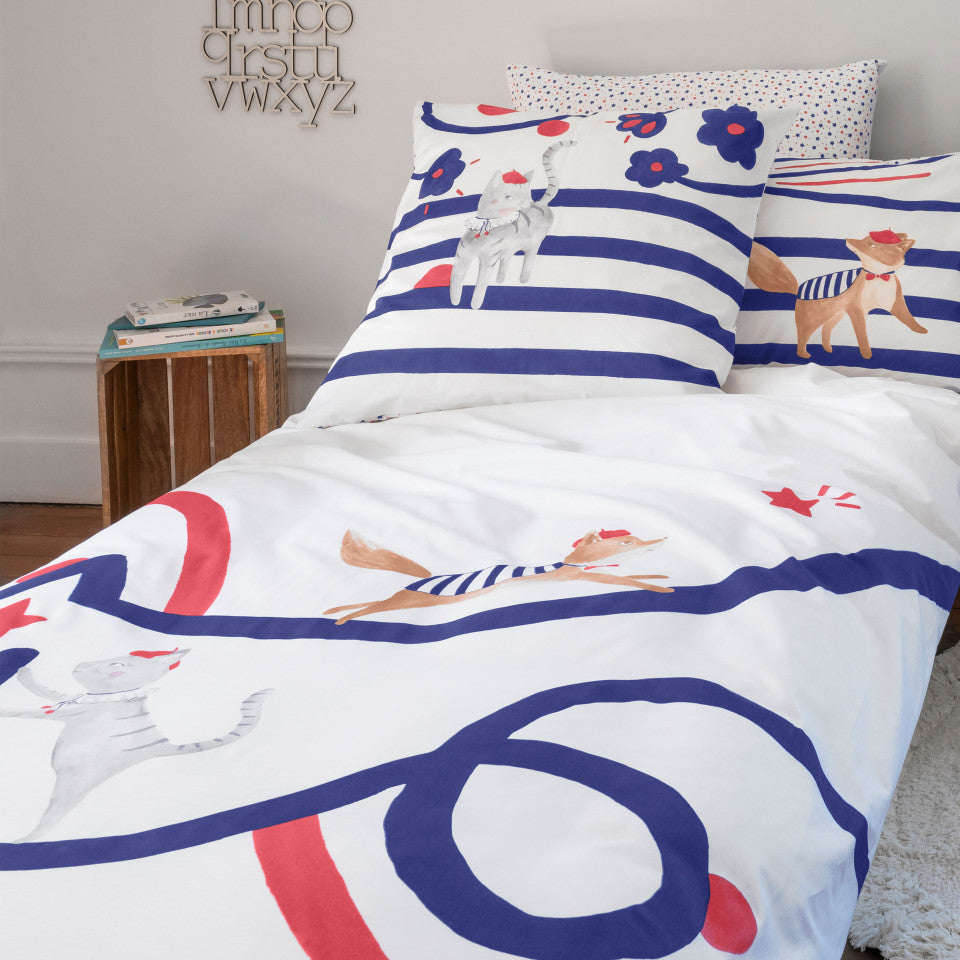 PTITCHIC reversible organic cotton children's duvet cover