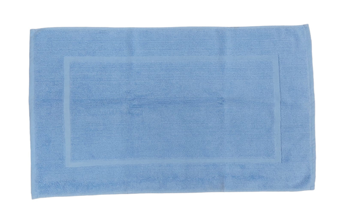 BIANCA cotton bathmat sky blue