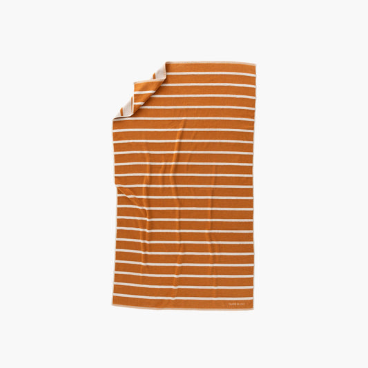 Beach towel cotton Labaule curcuma