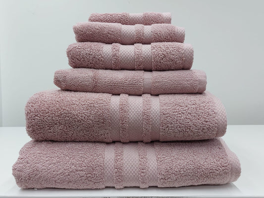 BIANCA cotton hand towel powder pink