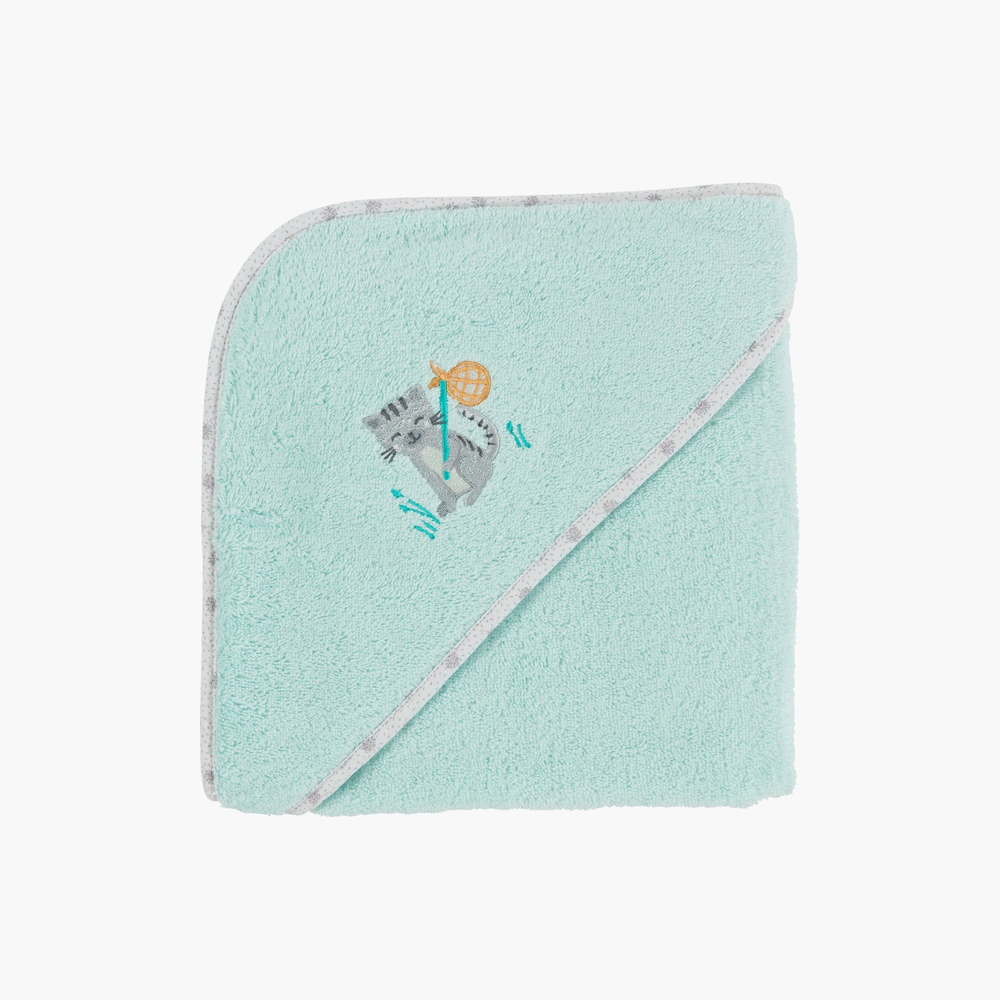 DEVINE Celadon organic cotton bath cape