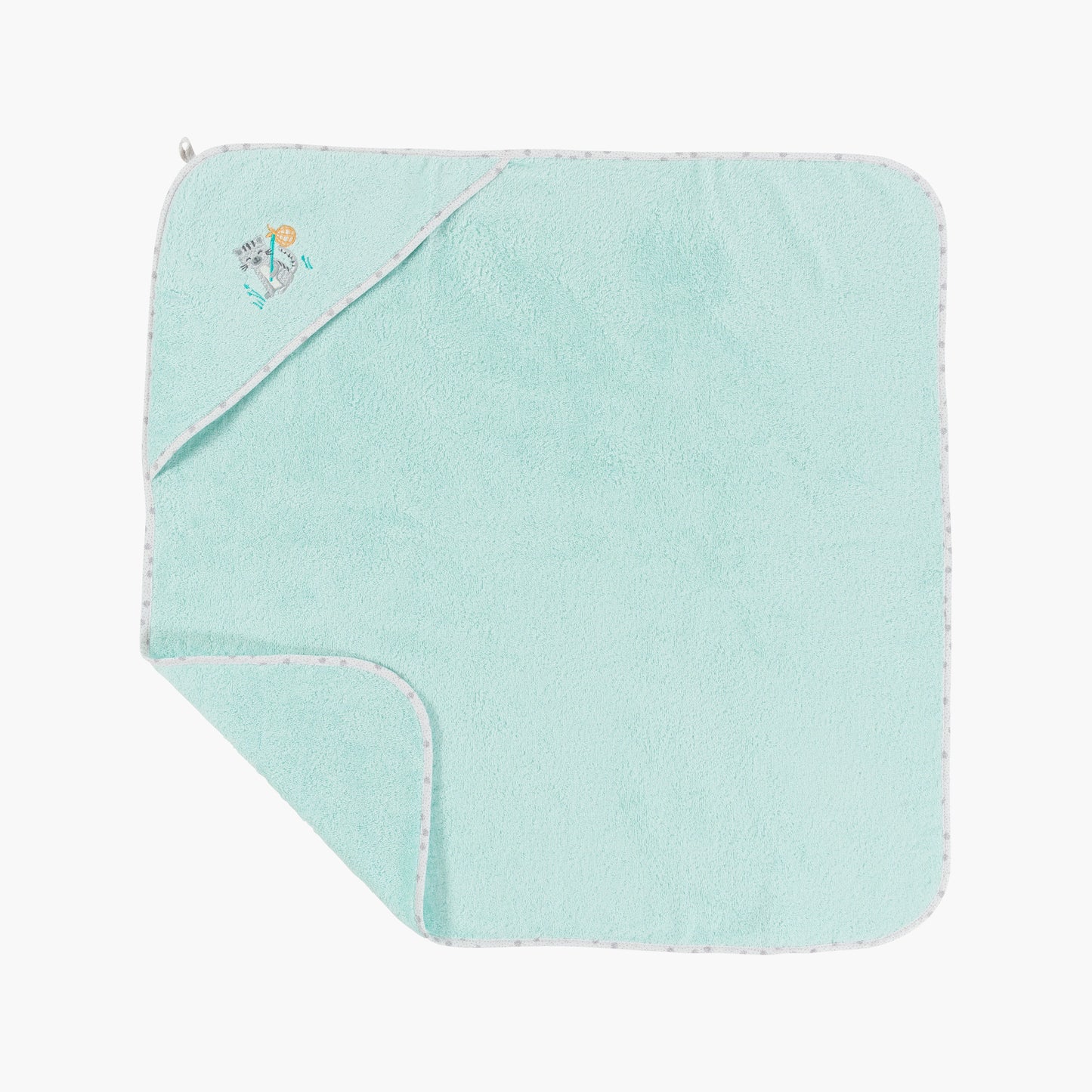 DEVINE Celadon organic cotton bath cape
