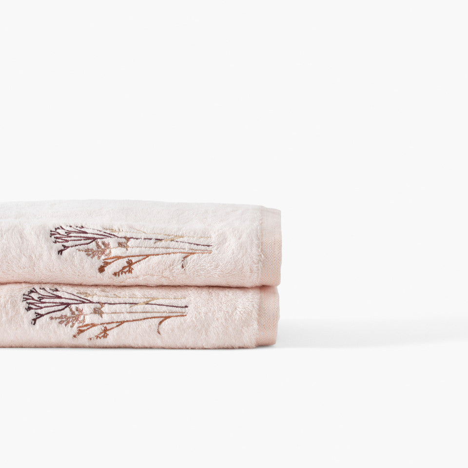 Aura nude cotton and bamboo viscose bath towel