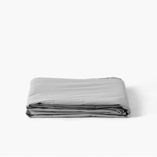 Neo gray cotton percale bed sheet