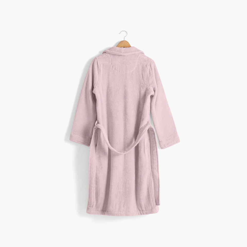 Ella powder soft cotton women's bathrobe