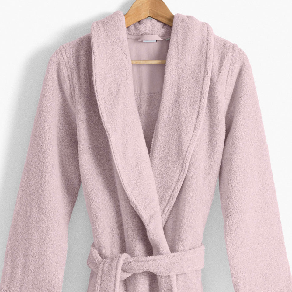 Ella powder soft cotton women's bathrobe