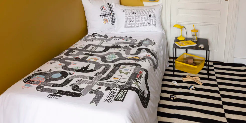 Jocamine organic cotton duvet cover for children