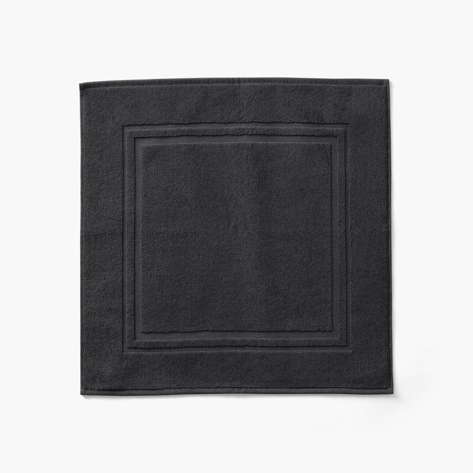 Lola II Basalte blue Cotton Bathmat