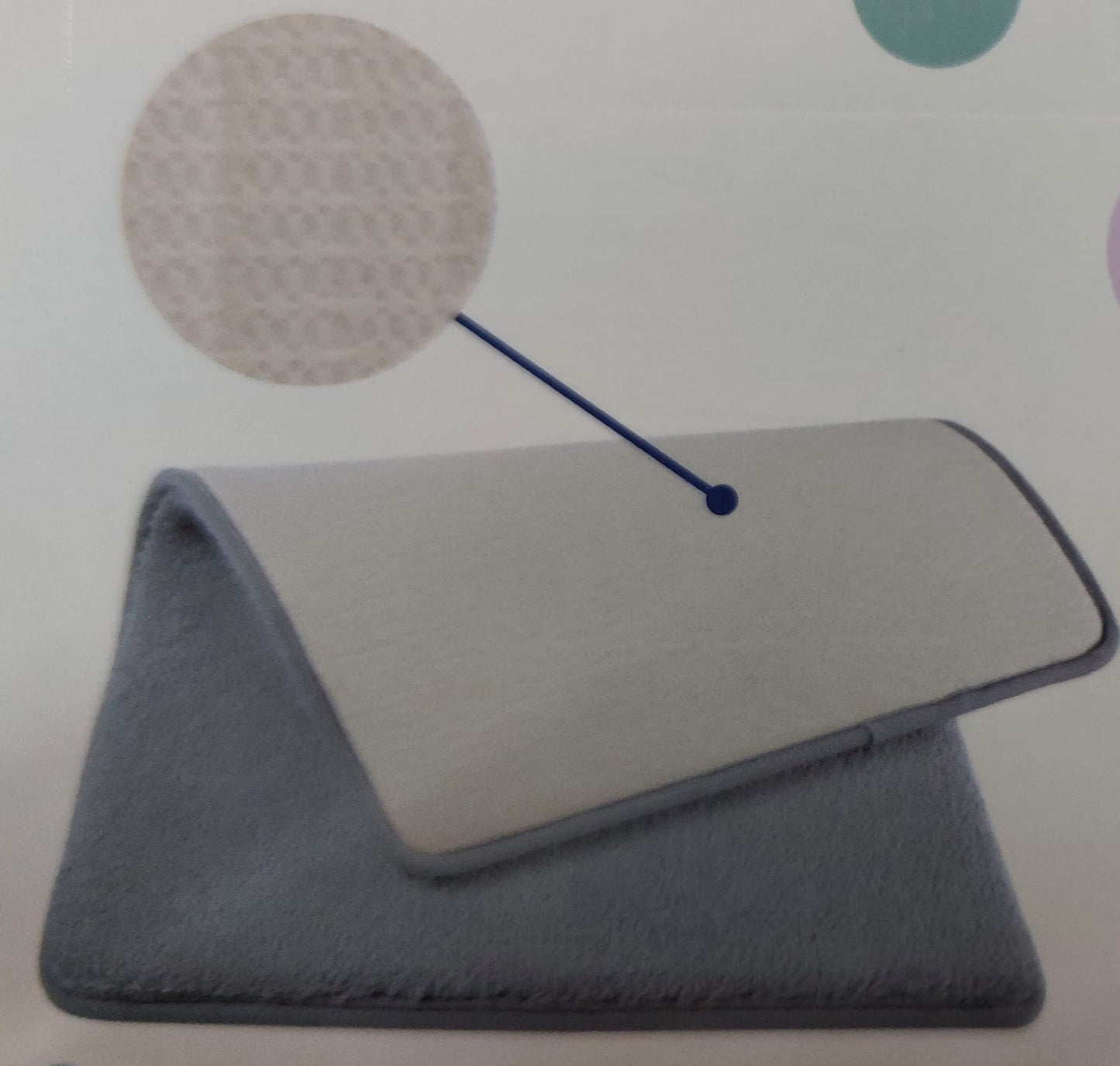 Memory foam bath mat