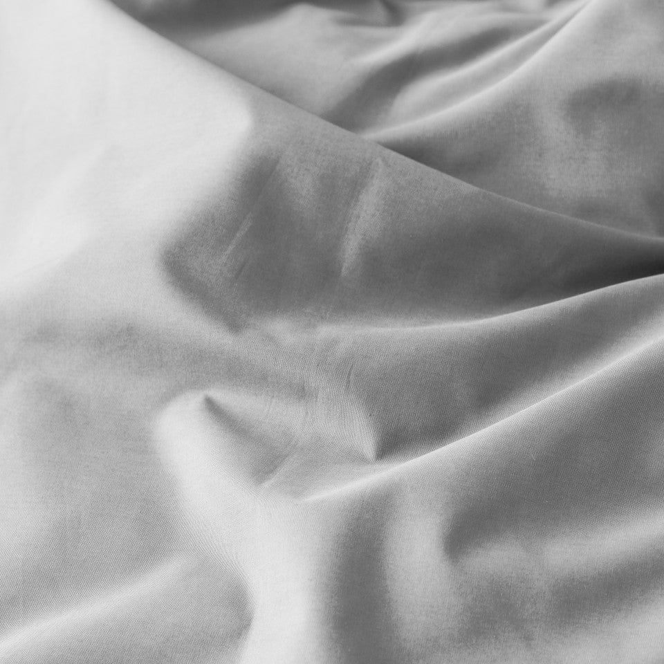 NEO grey percale cotton duvet cover