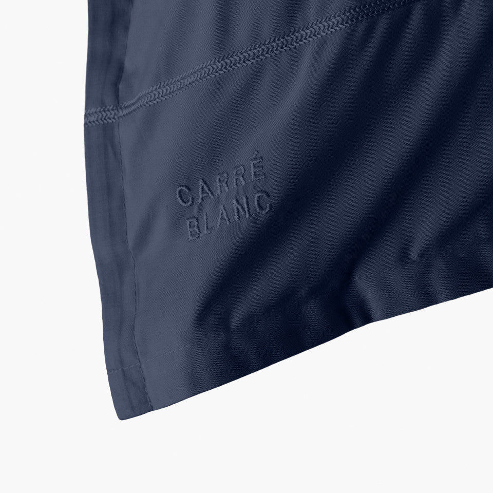 Neo navy cotton rectangular pillowcase