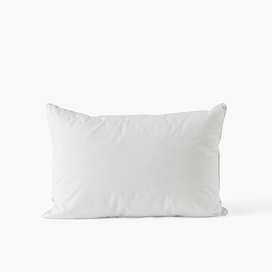 Rectangular soft duck down pillow Snow