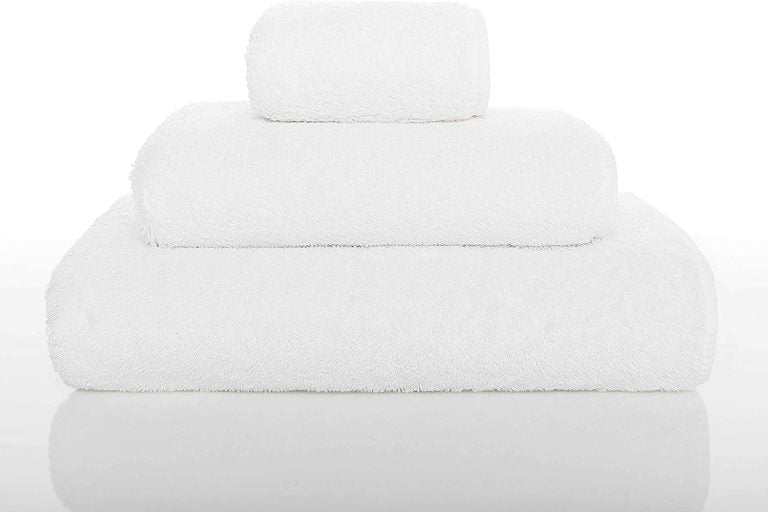 ROSANA cotton large bath towel White