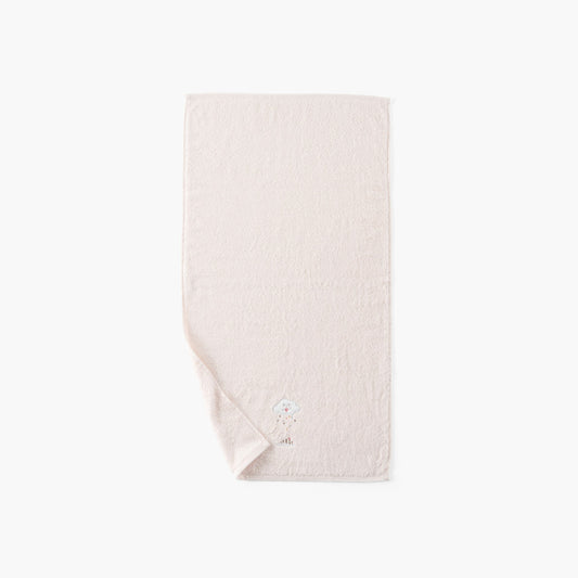 Organic cotton bath towel Welcome nude