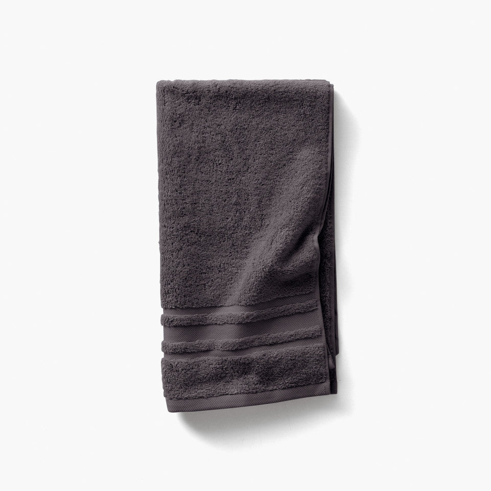 Lola II anthracite cotton towel