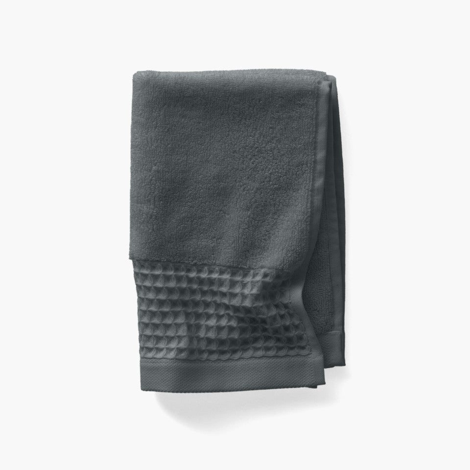 Source fusain organic cotton terry guest towel