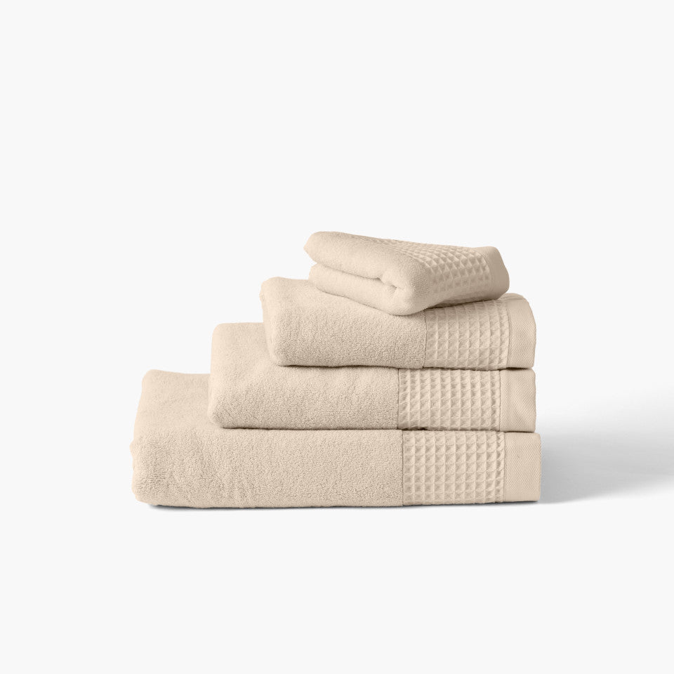 SOURCE naturel organic cotton terry guest towel