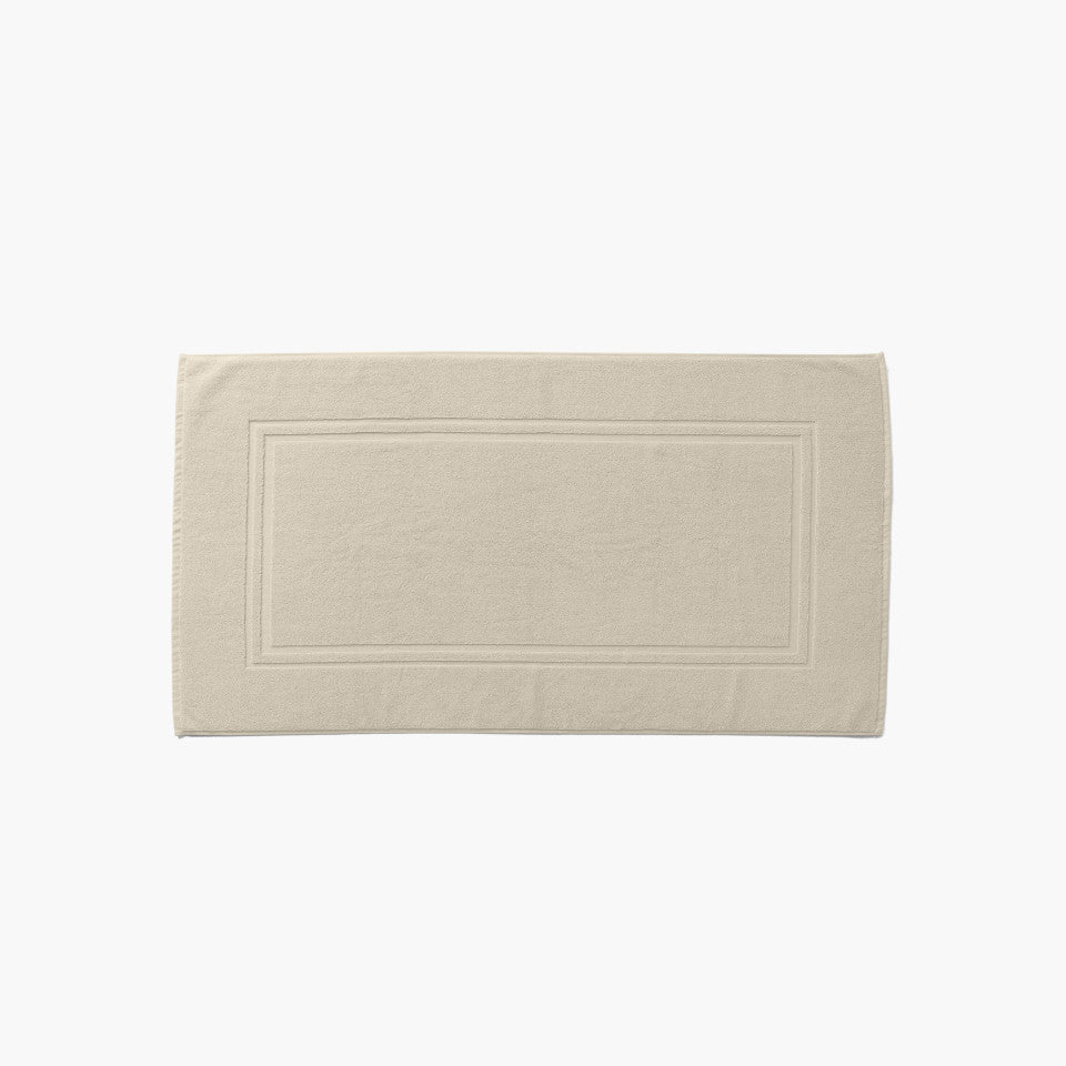 Lola II cotton linen bath mat