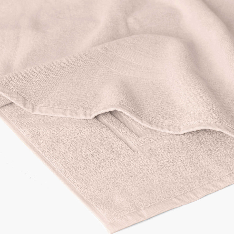 Lola II cotton linen bath mat