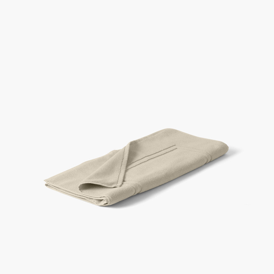 Lola II cotton linen bath mat