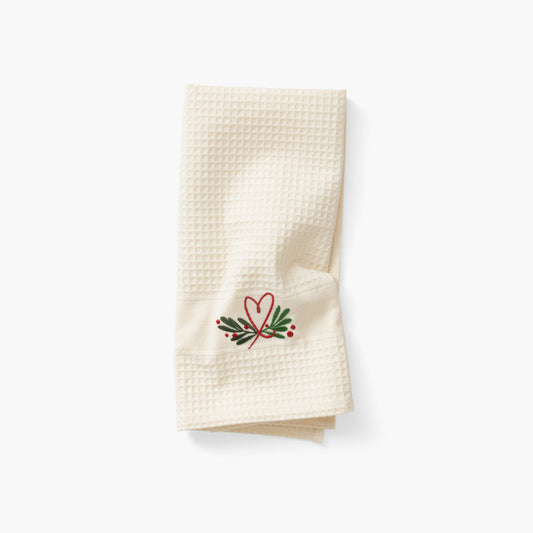 TRADITION Honeycomb cotton tea towel