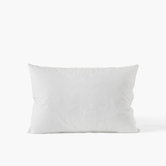 Kilim rectangular medium-firm down and microfiber pillow
