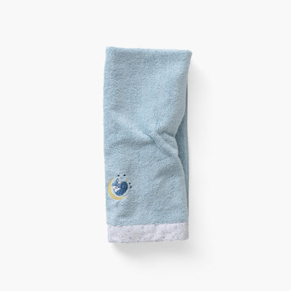 Illumine organic cotton hand towel, polar blue