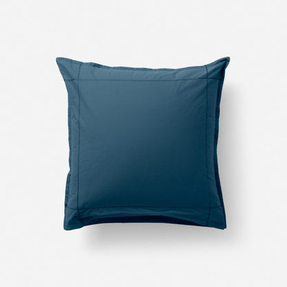 NEO prussian blue square pillow case percale cotton