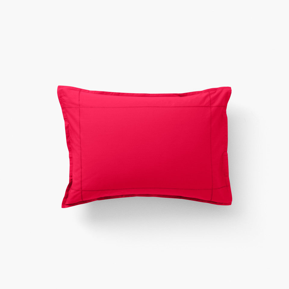 NEO grenadine blue  rectangle pillowcase percale cotton