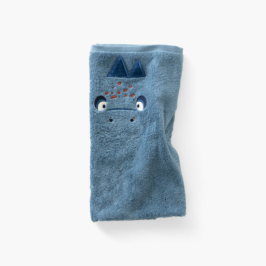 Happyful sky blue cotton hand towel