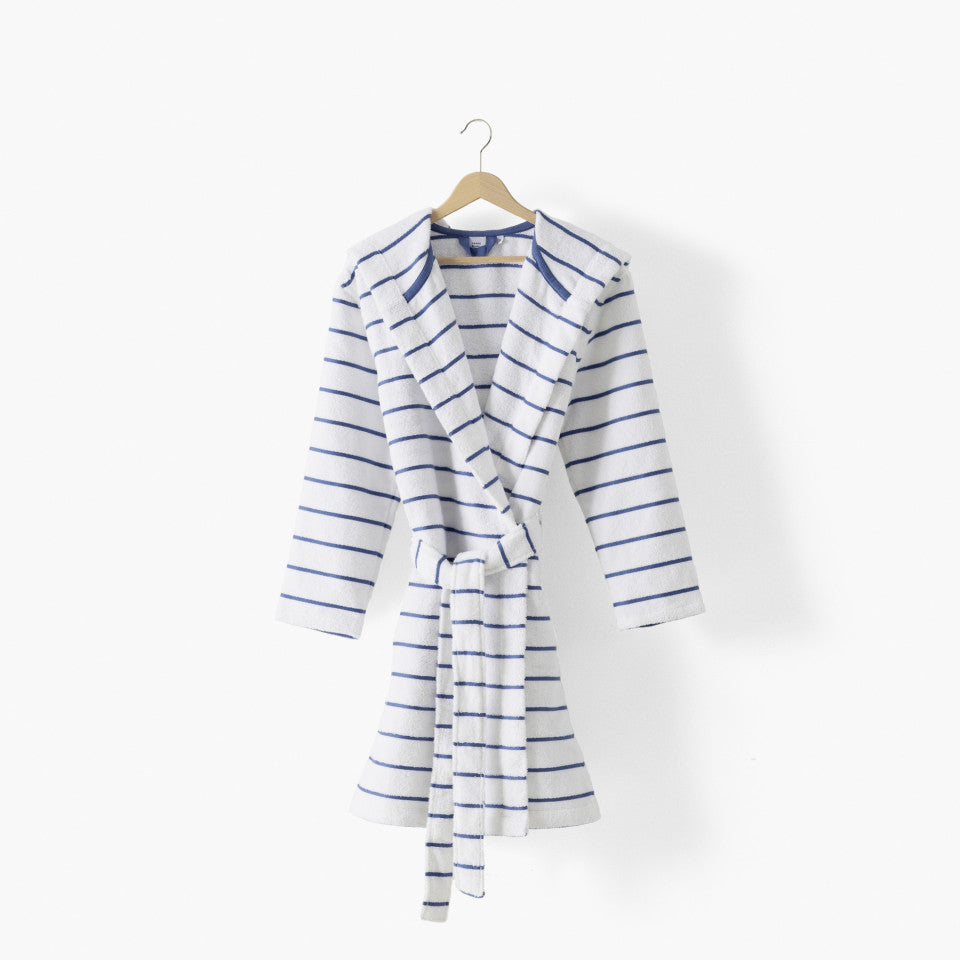 HYPNOTIC Women's hooded  bathrobe cotton Hypnotic white
