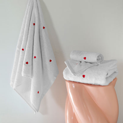 Adore white cotton bath sheet
