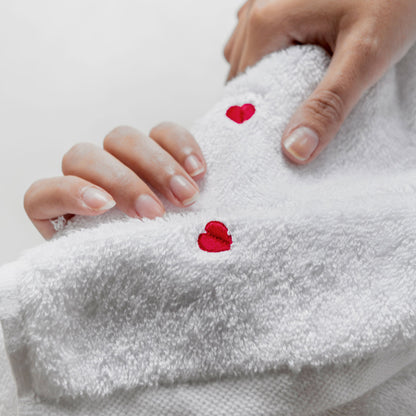 Adore white cotton bath sheet