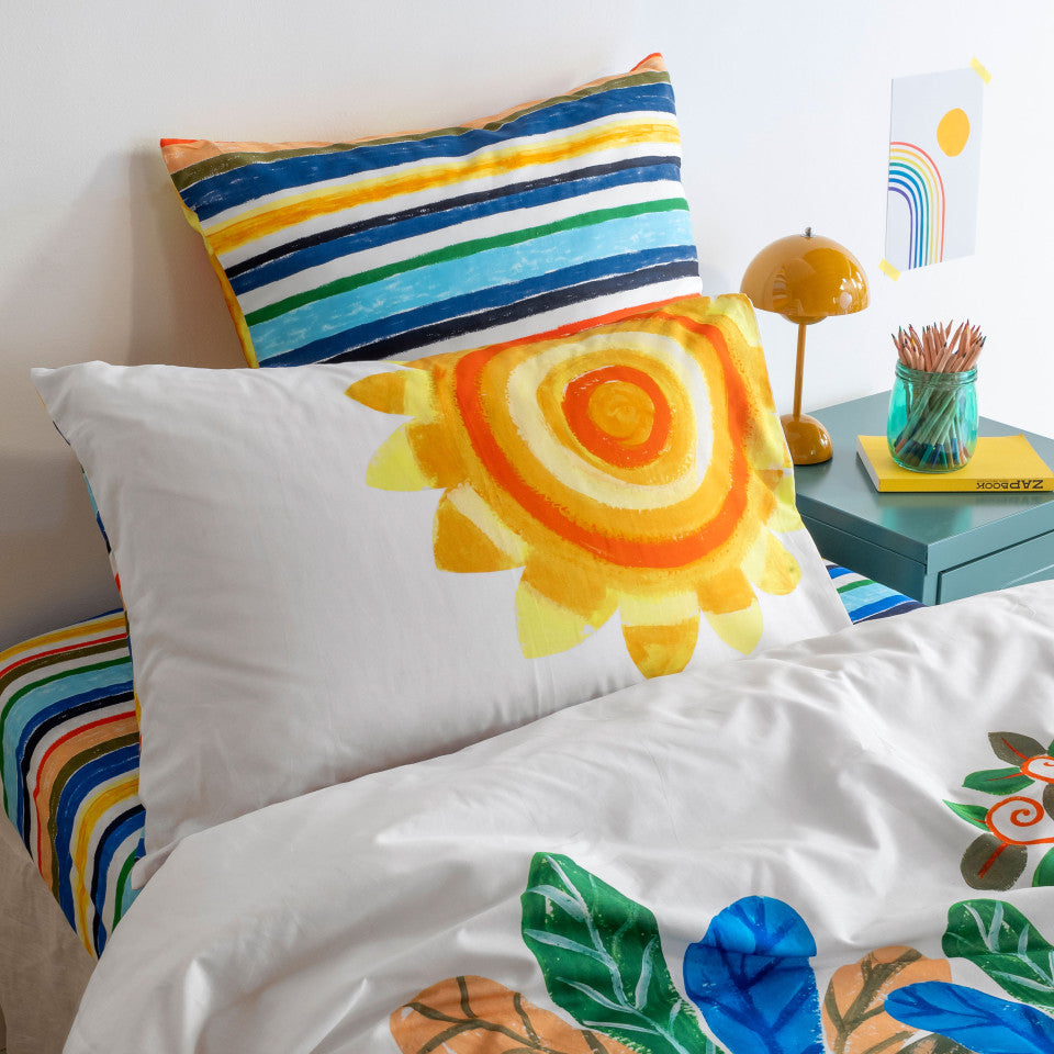 Pinata organic cotton square pillowcase