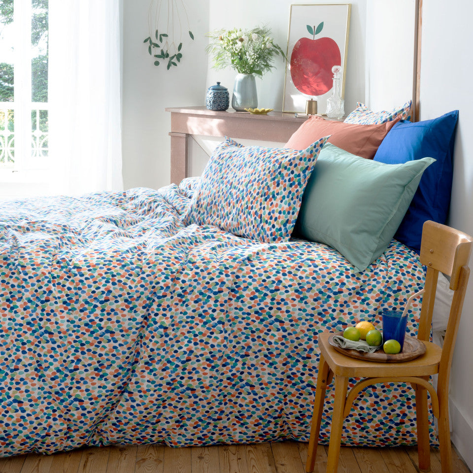 Mijas floral pure cotton reversible duvet cover