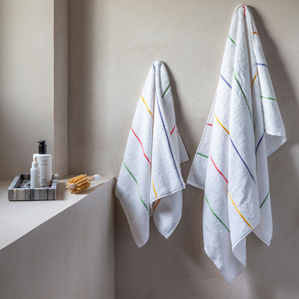 Rosella white cotton hand towel