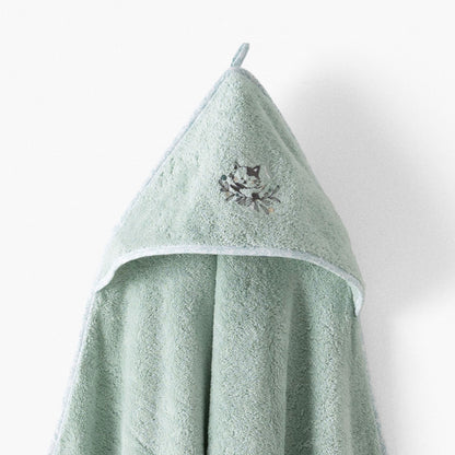 Jardine organic cotton bath cape almond