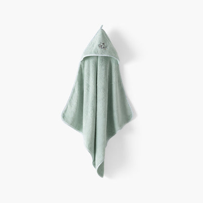 Jardine organic cotton bath cape almond